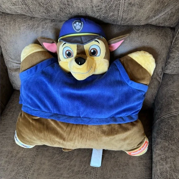 Paw Patrol Chase Plush Pillow Buddy Nickelodeon Spin Master Police Dog Plush - Picture 1 of 8